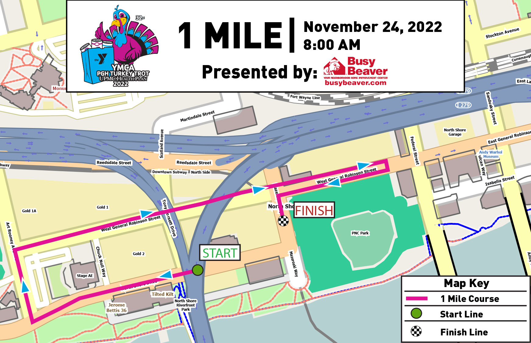 YMCA Turkey Trot presented by UPMC Health Plan